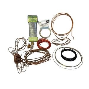 Lot of Wire Jewelry Making Supplies